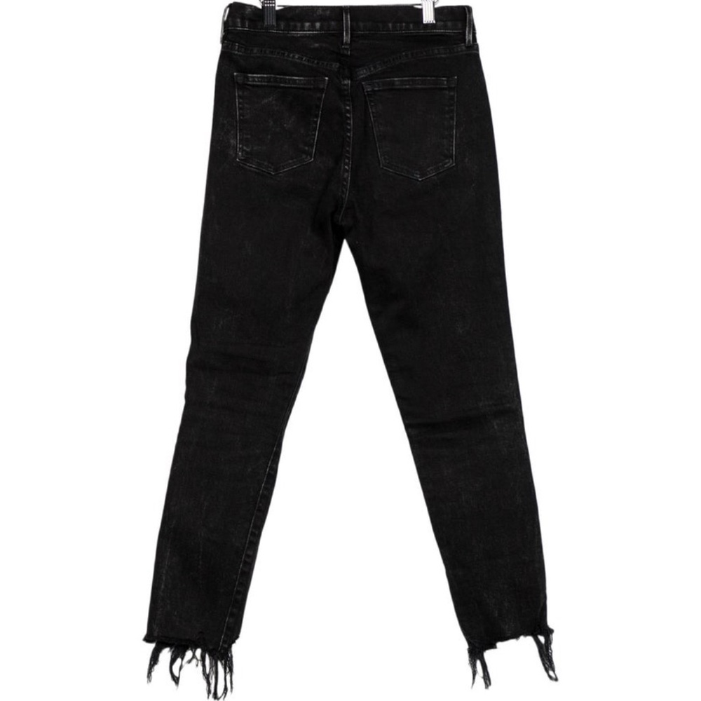 Black Distressed Women's Jeans